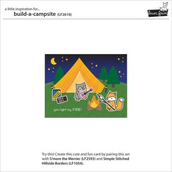 Lawn Fawn Craft Dies - Build-A-Campsite