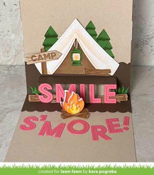 Lawn Fawn Craft Dies - Build-A-Campsite