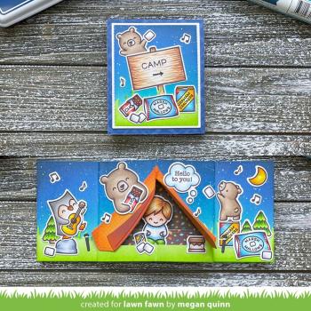Lawn Fawn Craft Dies - Build-A-Campsite