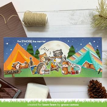 Lawn Fawn Craft Dies - Build-A-Campsite