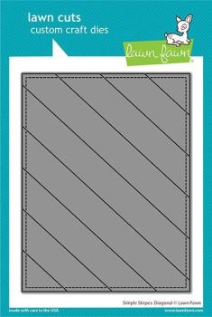 Lawn Fawn Craft Dies - Simple Stripes: Diagonal