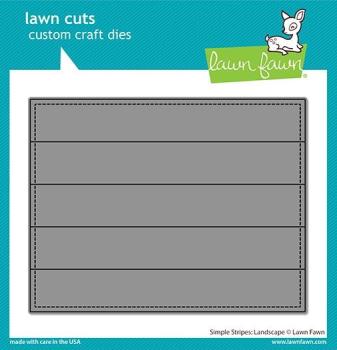 Lawn Fawn Craft Dies - Simple Stripes: Landscape