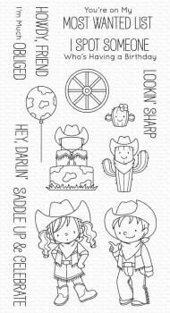 My Favorite Things Stempelset "Saddle Up & Celebrate" Clear Stamp Set