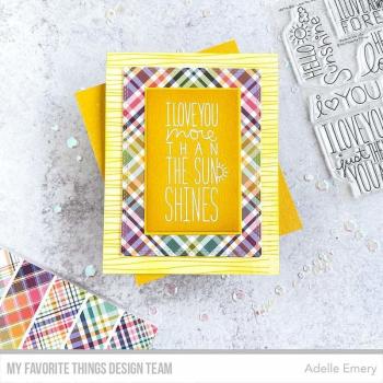 My Favorite Things Rainbow Plaid 6x6 Inch Paper Pad