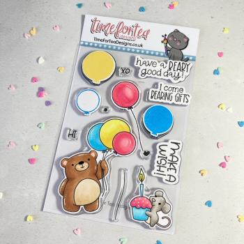 Time For Tea Clear Stamps Birthday Bear 