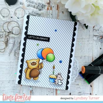 Time For Tea Clear Stamps Birthday Bear 