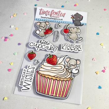 Time For Tea Clear Stamps Hello Cupcake 
