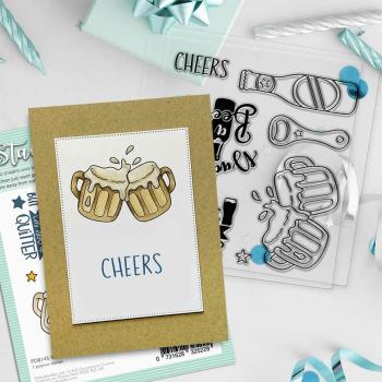 Polkadoodles Stempel "Cheers and Beers" Clear Stamp-Set