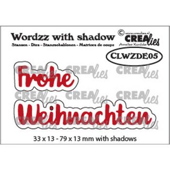 Crealies - Frohe Weihnachten mit Schatten