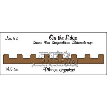 Crealies - On the Edge cutting dies Ribbon organizer No.52 