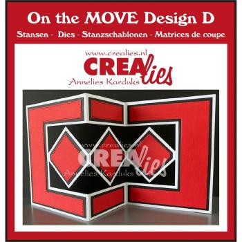 Crealies - On the MOVE dies Design D 