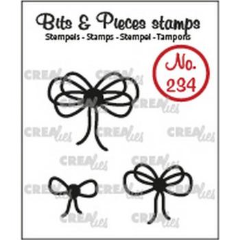 Crealies - Bits - Pieces stamps Bows No.234 
