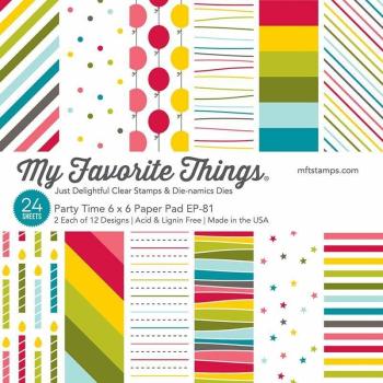 My Favorite Things Party Time 6x6 Inch Paper Pad