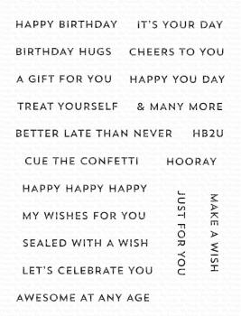 My Favorite Things Stempelset "Itty Bitty Birthday" Clear Stamp