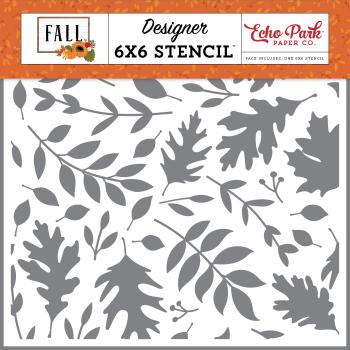 Echo Park "Autumn Time" Stencil - Schablone 6x6"