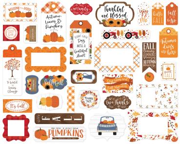 Echo Park "Fall" Frames & Tags