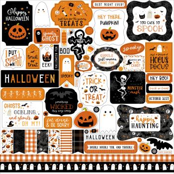 Echo Park "Halloween Party" 12x12" Element Stickers