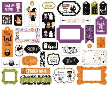 Echo Park "Halloween Magic" Frames & Tags