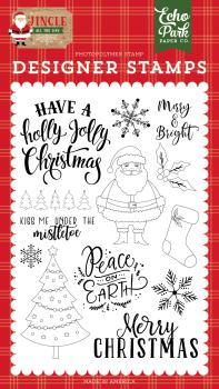 Echo Park "Jingle All The Way- Holly Jolly Christmas" Stempelset