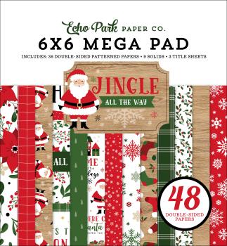 Echo Park "Jingle All The Way" 6x6" Cardmakers Mega Pad