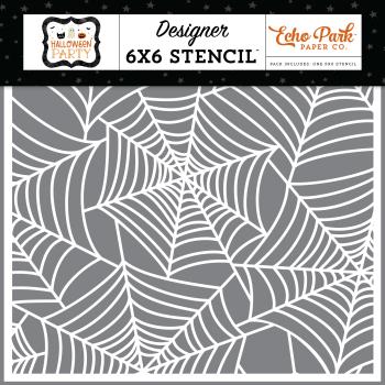Echo Park "Spinning Spiderweb" Stencil - Schablone 6x6"
