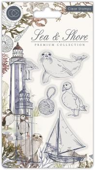 Craft Consortium Sea & Shore Shore Clear Stamps 