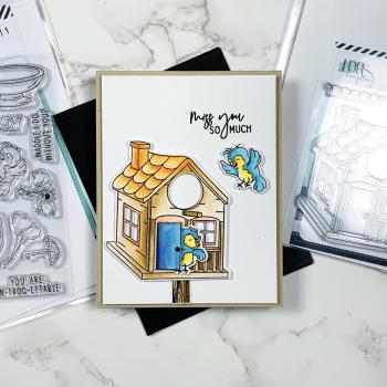LDRS-Creative Birdhouse 4x4 Inch Clear Stamps