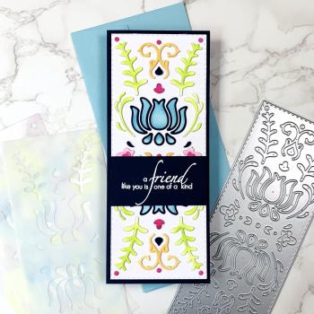 LDRS-Creative Folk Art Slim Line Layering Stencils (3pcs)  Stencil