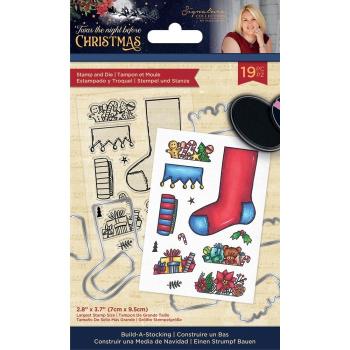Crafters Companion - Twas the Night Before Christmas - Build-A-Stocking - Stanze & Stempel