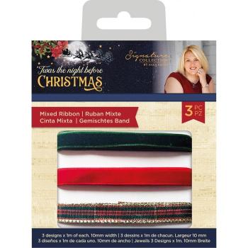 Crafters Companion -Twas the Night Before Christmas - Mixed Ribbon
