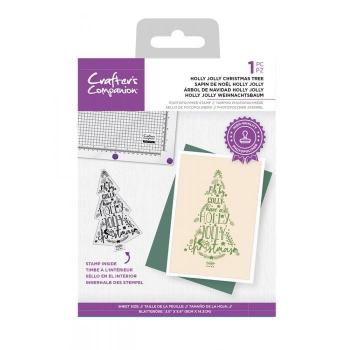 Crafters Companion - Holly Jolly Christmas Tree - Clear Stamps
