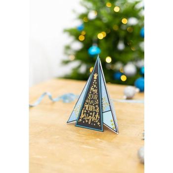 Crafters Companion - Merry and Bright Tree  - Clear Stamps