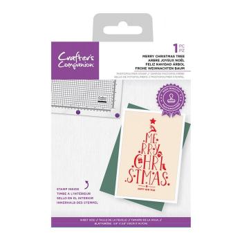 Crafters Companion - Merry Christmas Tree - Clear Stamps