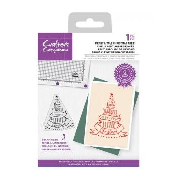 Crafters Companion - Merry Little Christmas Tree - Clear Stamps