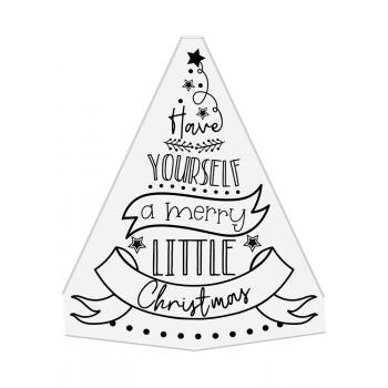 Crafters Companion - Merry Little Christmas Tree  - Clear Stamps