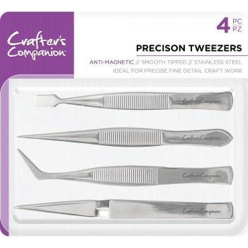 Crafters Companion -Precision Tweezers (4pcs)- 