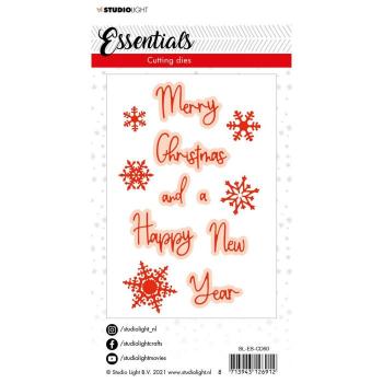 Studio Light Die Cut - Stanze - Merry Christmas ENG 1