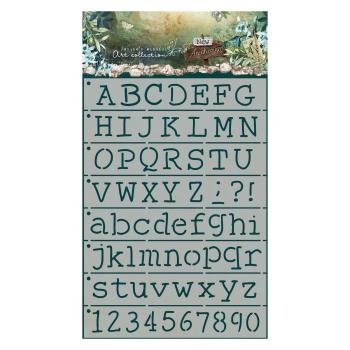 Studio Light - Schablone - New awakening mask stencil Alphabet playful typewriter