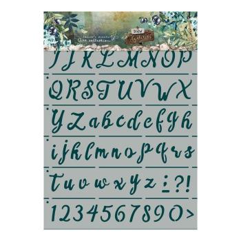 Studio Light - Schablone -  New awakening mask stencil Alphabet handlettering nr.07