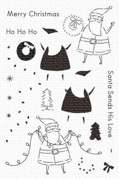 My Favorite Things Stempelset "Santa Sends His Love" Clear Stamp Set