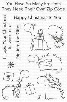My Favorite Things Stempelset "Dino-mite Christmas" Clear Stamp Set