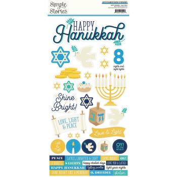 Simple Stories Simple  Happy Hanukkah 12x12 Inch Simple  Kit