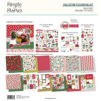 Simple Stories Simple  Holly Days 12x12 Inch Collector's  Essential Kit