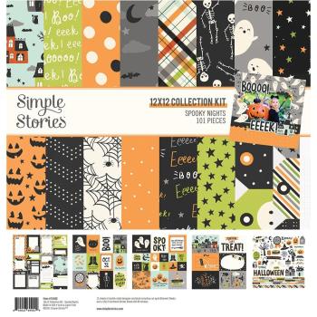 Simple Stories Spooky Nights 12x12 Inch Collection Kit 