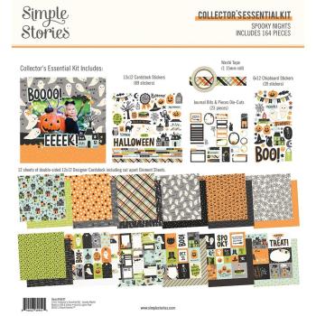 Simple Stories Simple Spooky Nights 12x12 Inch Collector's  Essential Kit