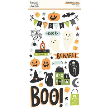 Simple Stories - Stories Spooky Nights 6x12 Inch - Chipboard Sticker 