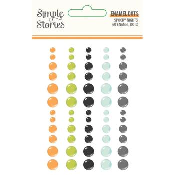 Simple Stories   Spooky Nights  Enamel Dots
