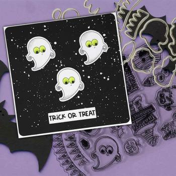 Polkadoodles Stempel "Fang-tastic" Clear Stamp-Set