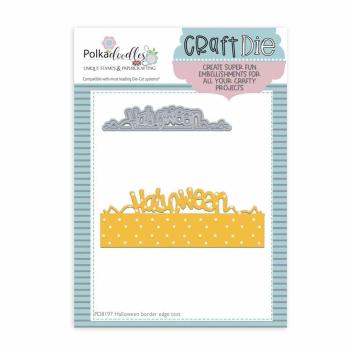 Polkadoodles Dies "Halloween Border Edge" Stanzschablonen