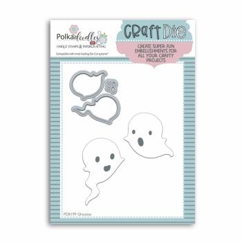 Polkadoodles Dies "Ghosties" Stanzschablonen